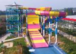 Giant Boomerang Water Slide Fiberglass Auqa Slide For Family Fun Amusement Park