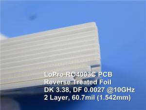 Wholesale 60.7mil RO4003C LoPro Rogers PCB Board For Power Amplifiers from china suppliers
