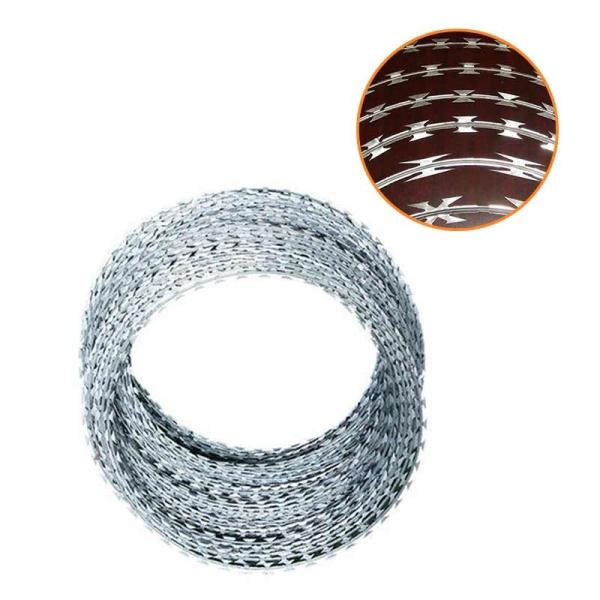 Professional manufacture promotion price customizable 10KG razor barbed wire