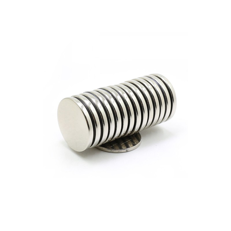 5G Router Thin Disc Magnet with Permanent Nickel Plating and ±5% Tolerance