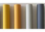 Yellow Solid Color PVC Foil 0.05mm-0.50mm For Furniture Covering