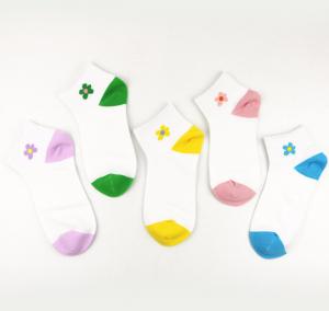 Wholesale Breathable Colorful Ankle Socks Cotton Knitting Sock Flower Girl Socks or tights from china suppliers