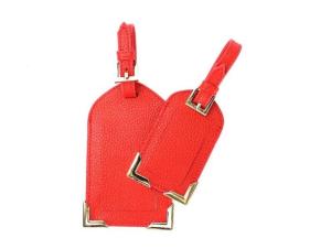 Wholesale Genuine Nappa Leather Luggage Tags Business Card Holder Custom Logo Acceptable from china suppliers
