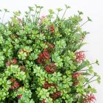 Anti UV Plastic Artificial Green Plant Vertical Garden Walls For Indoor Outdoor