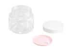 Recyclable Material eco-friendly 300ml PET Cream jar for cosmetic and body