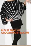 Red Long Womens Cardigan, Cable Knitting Lady Cashmere Pullover Knitted Sweater