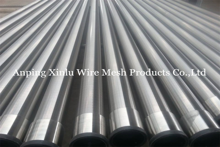 Large Open Area Wedge Wire Screen Pipe polishing For Filtration