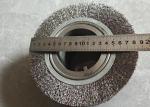 185mm Diameter Industrial Stainless Steel Wire Roller Brush with Double Keyseat