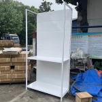 Convenience Store Gondola Retail Shelving 4 Post Display Rack Customized