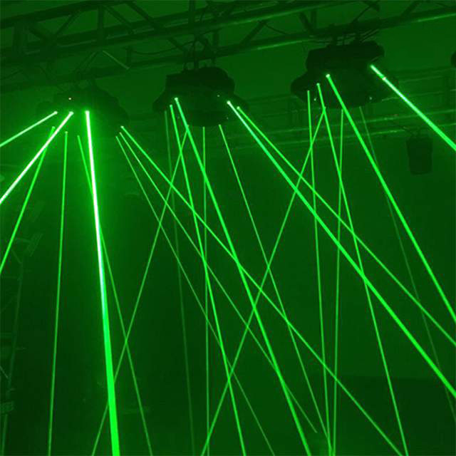 Night Club DMX Laser Stage Lighting 9 Eye AC100-240V 50Hz/60Hz , One Year Warranty