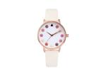 Quartz Women Custom Logo Genuine Leather Wrist Watch Stainless Steel Back