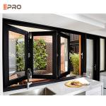 Double Glazed Glass 6063 T5 Aluminium Bifold Windows