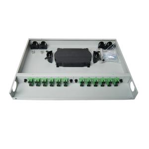 Wholesale Slid Able Rack Mount Fiber Optic Distribution Frame 24 Fiber SC Connector from china suppliers