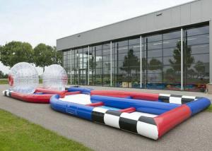 Wholesale Custom Inflatable Sports Games , 0.55mm PVC Tarpaulin Inflatable Zorb Ball Track from china suppliers