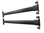 Aluminium Alloy Black Car Rack Cross Bars B064 For Lexus Rx350 2010 - 2015