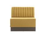 Customized Restaurant Single Card Seat High Back Fabric Hotel Coffee Shop Sofa