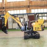 8.2Kw Yellow Mini Track Excavator 800kg JG-08 730mm Without Sunroof