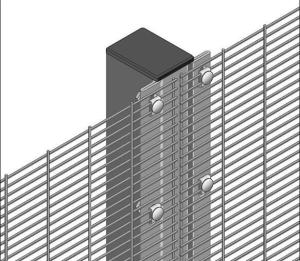 Wholesale Galvanized / Powder Coated Anti Climb Weled 358 Mesh Fence For Prison from china suppliers