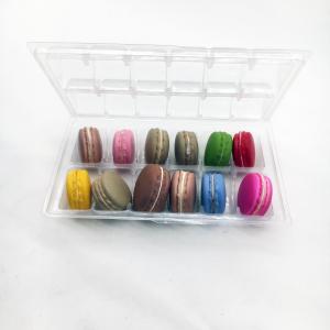 Wholesale 12 pack plastic macaron tray clamshell packaging plastic package from china suppliers