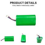 Custom Nickel Rechargeable Battery 2200mah 2.4v Nimh Battery Pack RoHS
