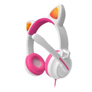 Wholesale Adult HIFI Stereo Cute Cat Headphones Wireless Earphones With Mic from china suppliers