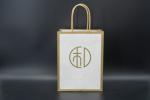 ODM Recycled Paper Shopping Bags Personalized Bulk Kraft Bags With Handles