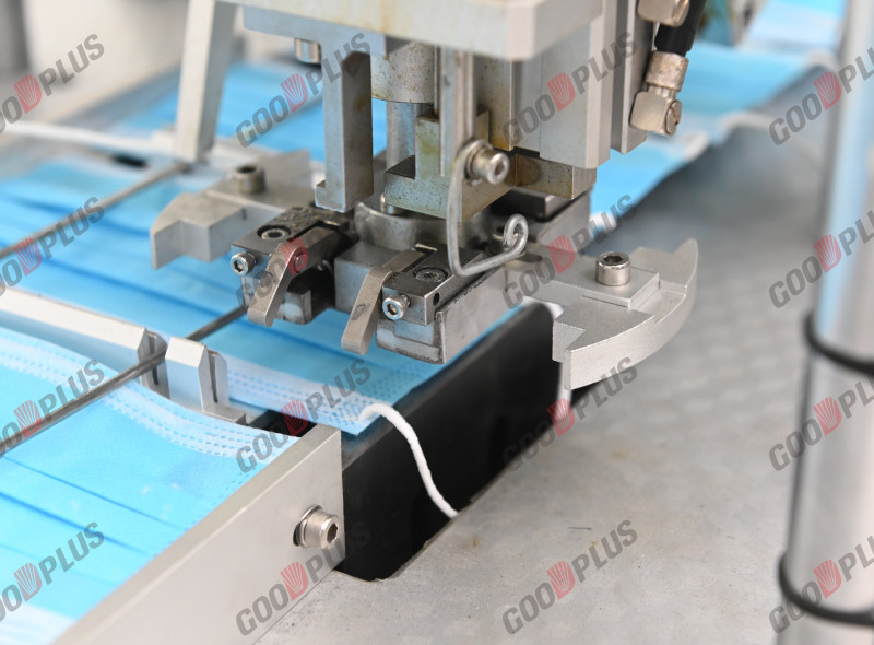 Fully Automatic Face Mask Making Machine With ear loop welding machine 120 pcs/min