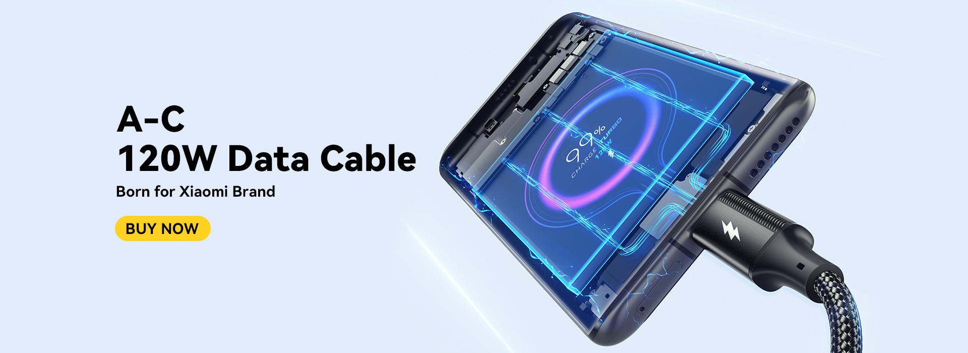 120W USB A To C Cable PP USB C Charging Cord ESSAGER ES-X45 Series