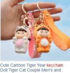Cartoon Bear Keychain Cute Crystal Keychain Suitable for Car Keys Bag Ornaments