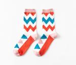 Eco Friendly Ladies Fashion Socks , Breathable Pretty Womens Socks Customized