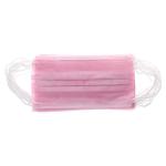 Lightweight Medical Face Mask , Disposable Nose Mask Pink Color Customized Logo