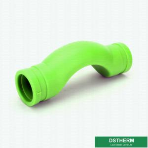 Wholesale Water Supply Polypropylene Pipe Fittings , PPR Pipe Bypass Bend For Marine Facilities from china suppliers