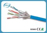 600 MHz Cat 7 Cable 1000 FT , Cat 7 Shielded Ethernet Cable HDPE Insulation