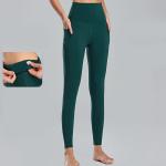Plus Size Women's High Waisted Athletic Leggings Nylon Spandex STC Approved