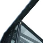 Customized Thermal Break Modern Tempered Glass Bifold Doors Waterproof Aluminum