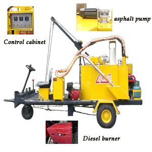 Wholesale 500L Capacity Asphalt Crack Repair Machine Hydraulic Mixing from china suppliers