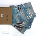 3 Pieces of Floral Modern Landscape Wall Decoration Hand Painted Flower Oil
