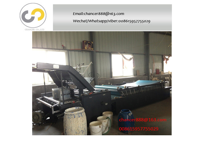 ALBZ-1300 90m/minute SEMI-AUTOMATIC FLUTE CORRUGATED CARTON BOX LAMINATING MACHINE