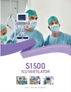 Wholesale S1500 Medical Ventilator Equipment 12.1&quot; TFT Screen ICU Ventilator from china suppliers