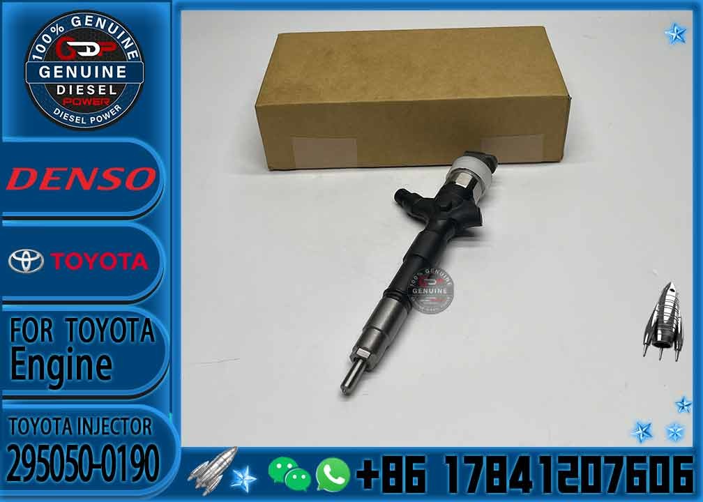 common rail injector 23670-09340 23670-0L100 23670-30410 injector 295050-0190/ 0530 /0470 /0210 for Toyota 1KD-FTV D-4D