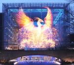 P3.91-P7.82 Rental Flexible LED Transparent Film Screen / Transparent LED Video