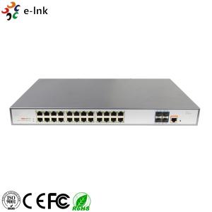 Wholesale 28 Port 10G Managed L2 Industrial Ethernet POE Switch 24 Port 10/100/1000 Base -T from china suppliers