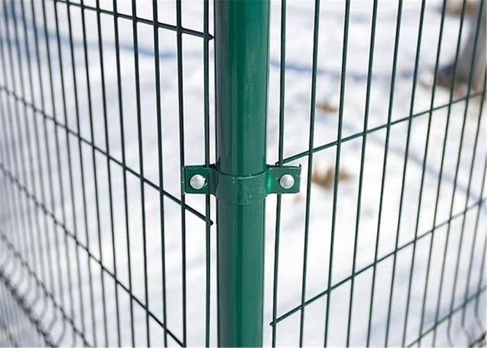 PVC Coated Welded Wire Mesh Panel Long Hole 2.0 - 4.0mm Wire Gauge