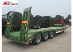 High And Low Panels Low Bed Semi Trailer Transportation Engineering Machinery