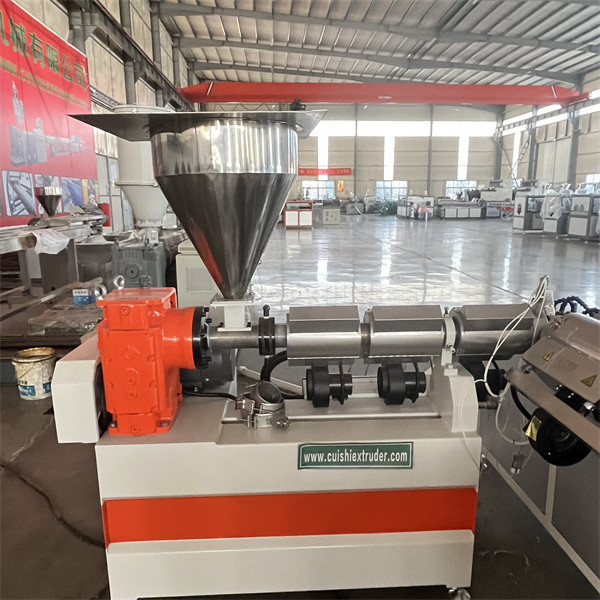 Flexible Helix PVC Suction Hose Machine / Reinforced PVC Pipe Extruder Machine