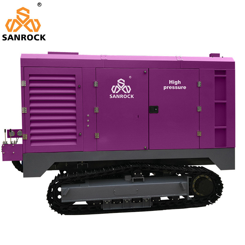 Crawler Air Compressor Screw High Pressure Air Compressor Machine Mining Air Compressor