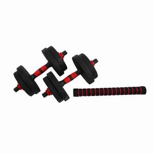 Wholesale 10/15/20/30/40/50kg Colorful Cement Dumbbell Set , ODM Home Barbell Kit from china suppliers