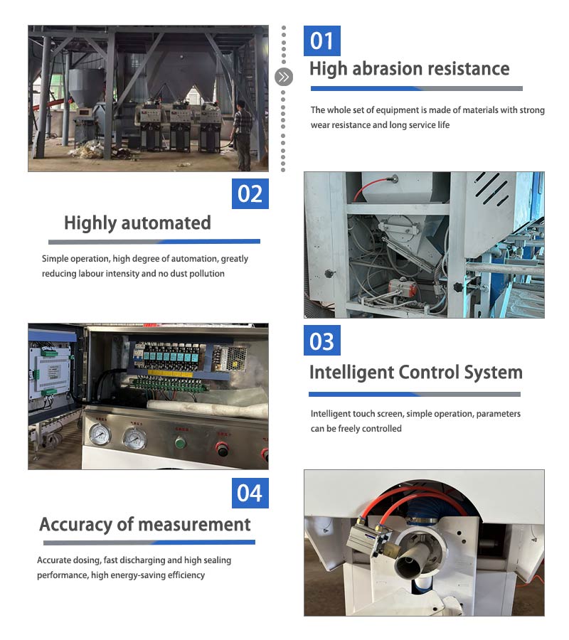 Pneumatic Valve Bag Packing Machine Automatic Sand Packaging Equipment