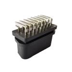 Nickel Plating OBD Car Connector Bent Pin Female For Diagnostic