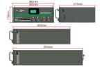 LiFePO4 Battery Pack 100A Max Charge Current 5000 Times Cycle Life